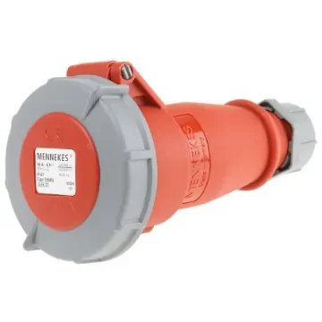 MENNEKES, AM-TOP IP67 Red Cable Mount 3P + N + E Industrial Power Socket, Rated At 16A, 400 V - 550RS product image