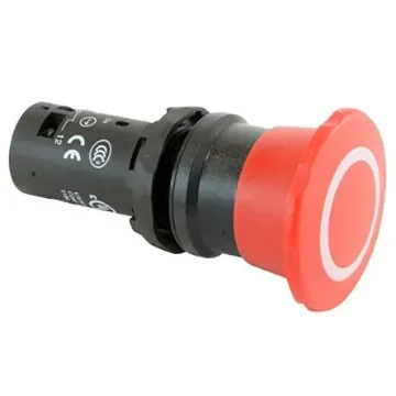 ABB 1SFA Series Pull Release Emergency Stop Push Button, Panel Mount, 22.5mm Cutout, SPDT, IP66, IP67, IP69K - CE3P-10R-11 product image