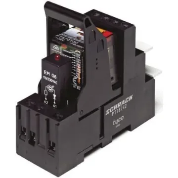 TE Connectivity DIN Rail Power Relay, 24V ac Coil, 12A Switching Current, DPDT - PT2S7RC4 5-1415074-1 product image