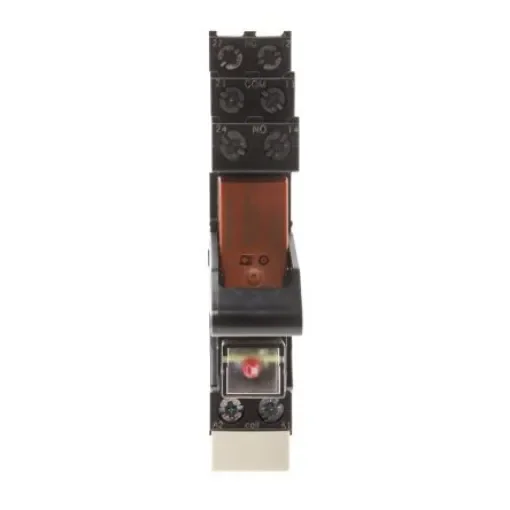 TE Connectivity DIN Rail Power Relay, 230V ac Coil, 8A Switching Current, DPDT - RT4S5T30 2-1415074-1 product image