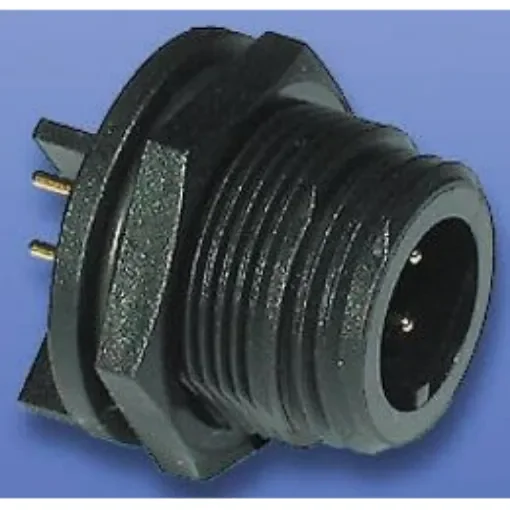 Bulgin Circular Connector, 4 Contacts, PCB Mount, Miniature Connector, Plug, Male, IP68, Buccaneer 400 Series - PX0413/04P/PC product image
