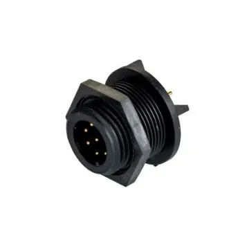Bulgin Circular Connector, 8 Contacts, PCB Mount, Miniature Connector, Plug, Male, IP68, Buccaneer 400 Series - PX0413/08P/PC product image