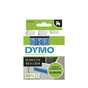 Dymo Black on Blue Label Printer Tape, 7 m Length, 12 mm Width - S0720560 product image