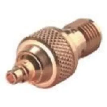 Huber+Suhner Straight 50O RF Adapter MMCX Plug to SMA Socket 6GHz - 33_MMCX-SMA-50-1/111_UE product image