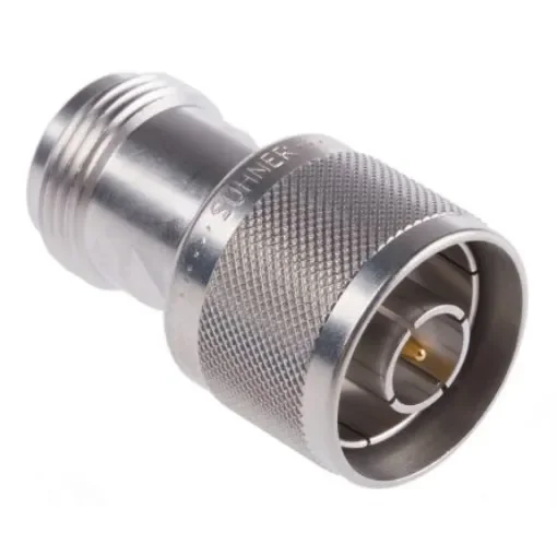 Huber+Suhner Straight 50O RF Adapter N Plug to N Socket 11GHz - 33_N-Q50-0-4/133_NE product image