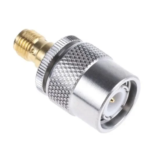 Huber+Suhner Straight 50O RF Adapter TNC Plug to SMA Socket 10GHz - 33_TNC-SMA-50-1/1--_UE product image