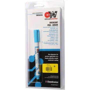 Chemtronics Green Acrylic Conformal Coating, 4.9 g Pen, -55°C min, +125°C max - CW3300G product image