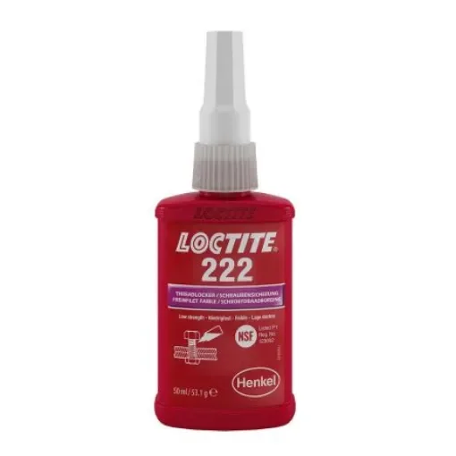 Loctite Loctite 222 Purple Threadlocking Adhesive, 50 ml, 24 h Cure Time - 231501 product image