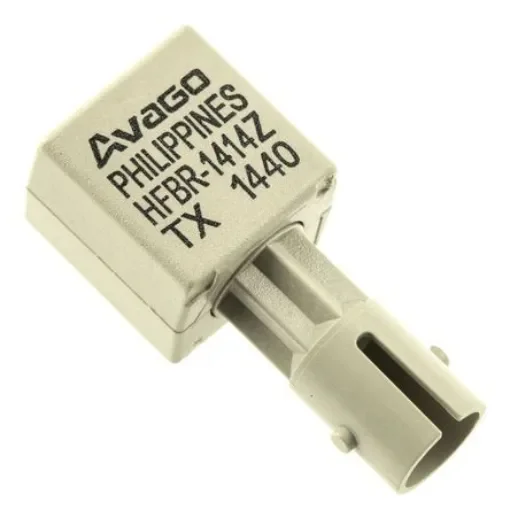 Broadcom HFBR-1414Z, 160MBd Fibre Optic Transmitter 820nm, Round, 27.2 x 12.7 x 10.2mm product image