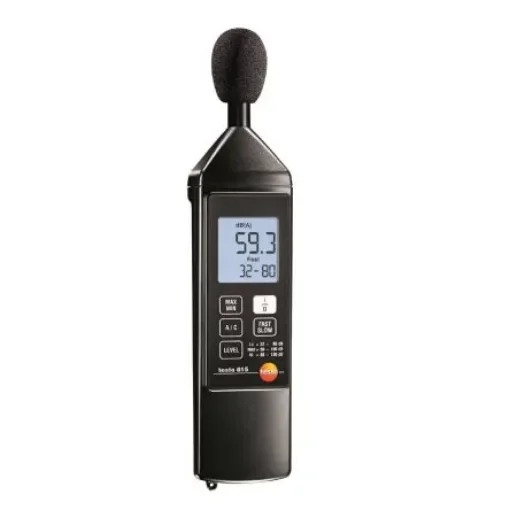 Testo 815 Sound Level Meter, 32dB to 130dB, 8kHz max - 0563 8155 product image