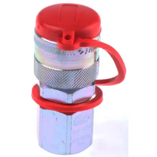 CEJN Steel Female Hydraulic Quick Connect Coupling, G 1/4 Female - 101151202 product image