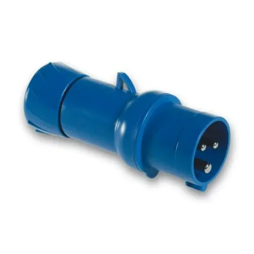 Schneider Electric, PratiKa IP44 Blue Cable Mount 2P + E Industrial Power Plug, Rated At 32A, 230 V - PKX32M423 product image