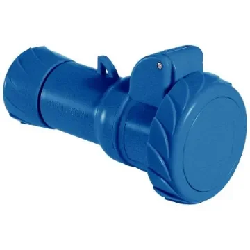 Schneider Electric, PratiKa IP67 Blue Cable Mount 2P + E Industrial Power Socket, Rated At 16A, 230 V - PKY16M723 product image