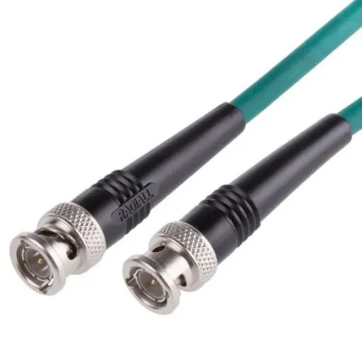 Radiall Male BNC to Male BNC, 1m, KX6A Coaxial, Terminated75 O - R284C0351020 product image