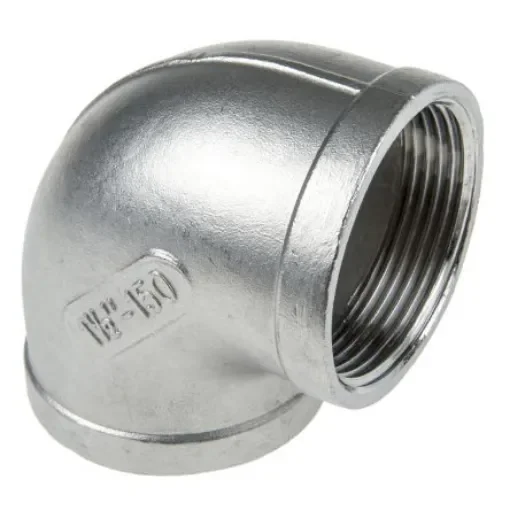 RS PRO Stainless Steel Pipe Fitting, 90° Circular Elbow, Female G 1-1/2in x Female G 1-1/2in - 4993085 product image
