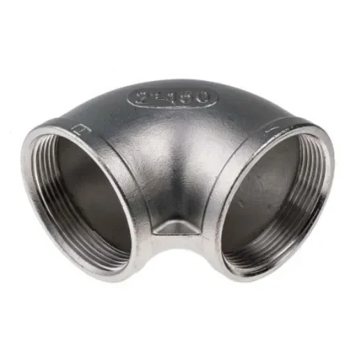 RS PRO Stainless Steel Pipe Fitting, 90° Circular Elbow, Female G 2in x Female G 2in - 4993108 product image