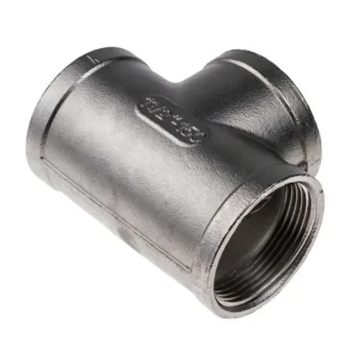RS PRO Stainless Steel Pipe Fitting, Tee Circular Tee, Female G 1-1/2in x Female G 1-1/2in x Female G 1-1/2in - 4993120 product image