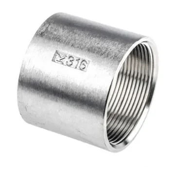 RS PRO Stainless Steel Pipe Fitting Socket, Female G 2in x Female G 2in - 4993164 product image