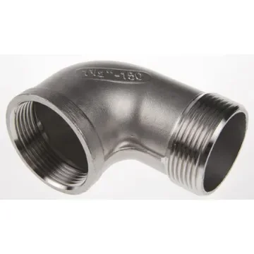 RS PRO Stainless Steel Pipe Fitting, 90° Circular Elbow, Female R 2in x Male R 2in - 4993388 product image