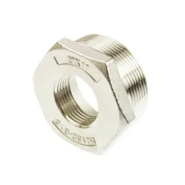 RS PRO Stainless Steel Pipe Fitting Hexagon Bush, Male R 2in x Female G 1in - 4993631 product image