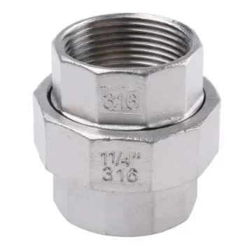 RS PRO Stainless Steel Pipe Fitting, Straight Decagon Union, Female G 1-1/4in x Female G 1-1/4in - 4993681 product image