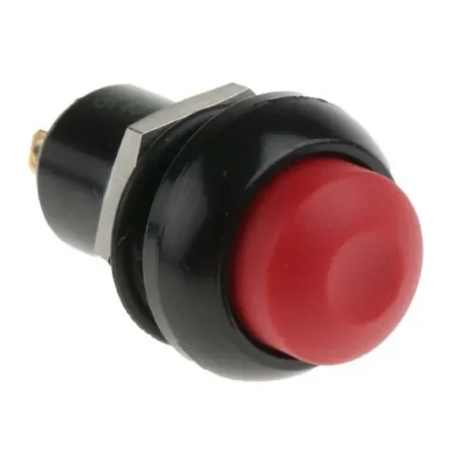 APEM Push Button Switch, Latching, Panel Mount, 12.9mm Cutout, 24V dc, IP67 - IPR1SAD6104 product image