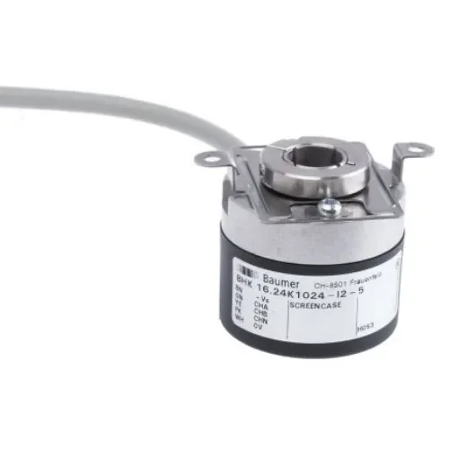 Baumer BHK Series Optical Incremental Encoder, 1024 ppr, HTL/Push Pull Signal, Hollow Type, 12mm Shaft - BHK 16.24K1024-I2-5 product image