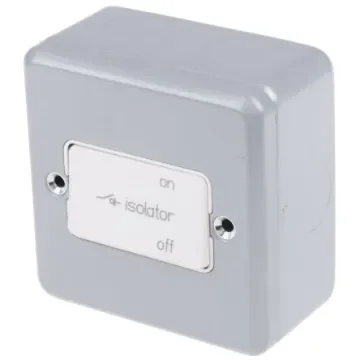 MK Electric Silver Metalclad Fan Isolator Switch, 250V, IP2X - K2857 ALM product image