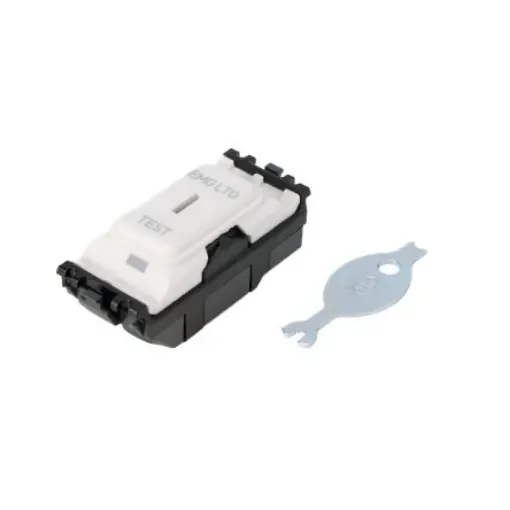 MK Electric 2 Way White Emergency Lighting Switch Grid Module 20A, Grid Plus Series - K4898EL WHI product image