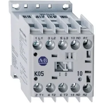 Allen Bradley 100 Series 100K Contactor, 230 V ac Coil, 3-Pole, 5 A, 2.2 kW, 3NO, 690 V ac - 100-K05KF01 product image