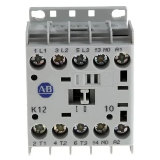 Allen Bradley 100 Series 100K Contactor, 24 V dc Coil, 3-Pole, 12 A, 5.5 kW, 3NO, 690 V ac - 100-K12DJ10 product image