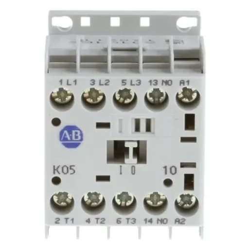 Allen Bradley 100 Series 100K Contactor, 24 V dc Coil, 3-Pole, 5 A, 2.2 kW, 3NO, 690 V ac - 100-K05ZJ10 product image