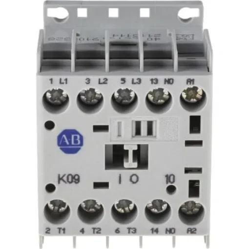 Allen Bradley 100 Series 100K Contactor, 24 V dc Coil, 3-Pole, 9 A, 4 kW, 3NO, 690 V ac - 100-K09DJ10 product image