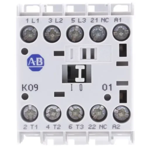 Allen Bradley 100 Series 100K Contactor, 230 V ac Coil, 3-Pole, 9 A, 4 kW, 3NO, 690 V ac - 100-K09KF01 product image