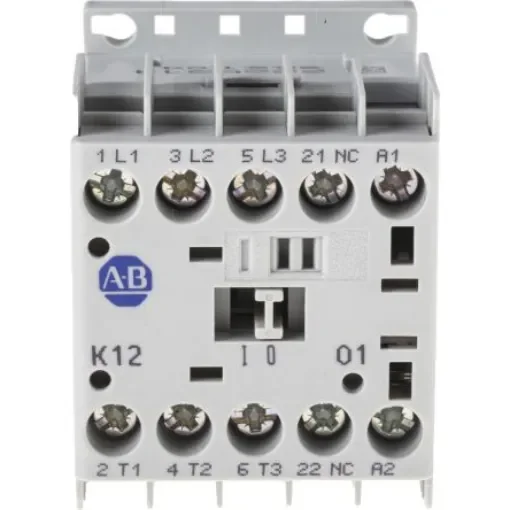 Allen Bradley 100 Series 100K Contactor, 24 V dc Coil, 3-Pole, 12 A, 5.5 kW, 3NO, 690 V ac - 100-K12DJ01 product image