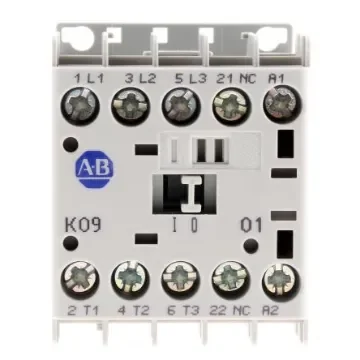 Allen Bradley 100 Series 100K Contactor, 24 V dc Coil, 3-Pole, 9 A, 4 kW, 3NO, 690 V ac - 100-K09ZJ01 product image