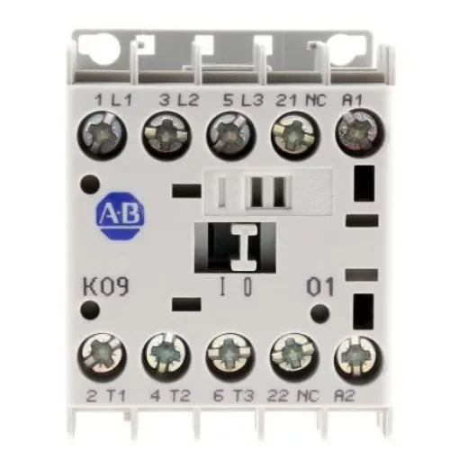 Allen Bradley 100 Series 100K Contactor, 24 V dc Coil, 3-Pole, 9 A, 4 kW, 3NO, 690 V ac - 100-K09ZJ01 product image