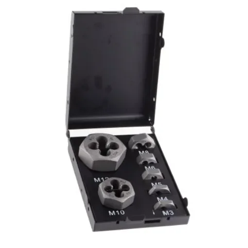 RS PRO M3 to M12 HSS 7 piece Die Nut Set - 5064318 product image