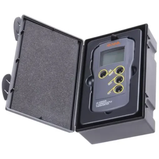 ELC HI 935005 Wired Digital Thermometer, K Probe, 1 Input(s), +1350°C Max, ±0.2 °C Accuracy - HI935002 product image