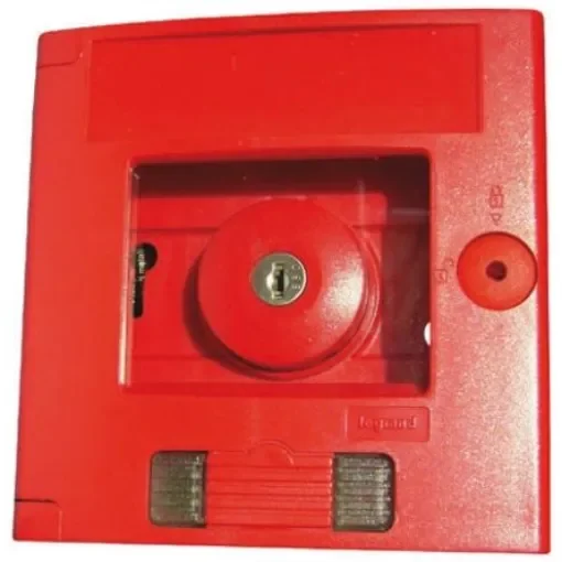 Legrand Red Break Glass Call Point, Operated, Mains-Powered - 0 380 09 product image