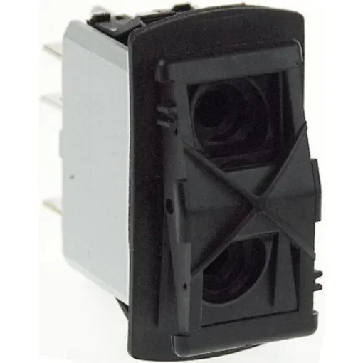 APEM DPST, (On)-On Rocker Switch Panel Mount - KR45CAKXXG product image