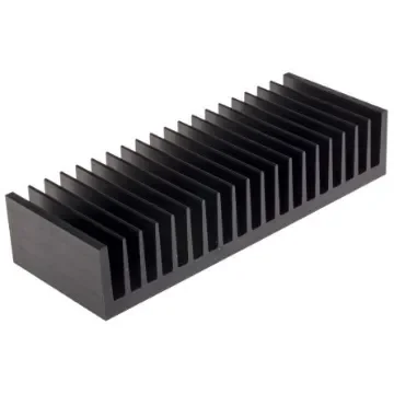 AAVID THERMALLOY Heatsink, Universal Rectangular Alu, 0.8K/W, 75 x 200 x 40mm - EM/B/75 product image