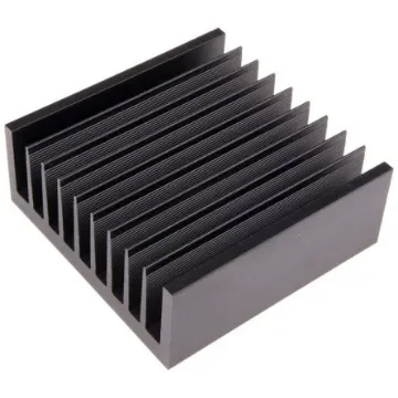 AAVID THERMALLOY Heatsink, Universal Square Alu, 1.2K/W, 100 x 100 x 40mm - OS461/B/100 product image