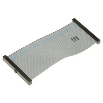 Samtec TCSD Series Flat IDC Socket Cable Assembly, 2mm Pitch, 100mm Length, Tiger Eye IDC to Tiger Eye IDC - TCSD-20-D-04.00-01-N product image