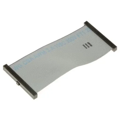 Samtec TCSD Series Flat IDC Socket Cable Assembly, 2mm Pitch, 100mm Length, Tiger Eye IDC to Tiger Eye IDC - TCSD-20-D-04.00-01-N product image