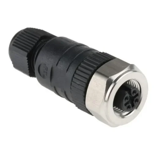 Lumberg Automation Circular Connector, 4 Contacts, Cable Mount, M12 Connector, Socket, Female, IP67, RKCN Series - 18321 RKCN 4/7 product image