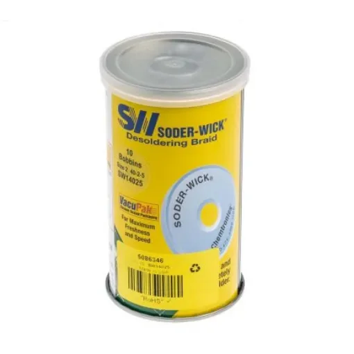 Chemtronics 1.5m Lead Free Desoldering Braid, Width 1.5mm - SW14025 product image