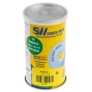 Chemtronics 1.5m Lead Free Desoldering Braid, Width 2mm - SW14035 product image