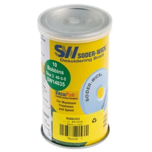 Chemtronics 1.5m Lead Free Desoldering Braid, Width 2mm - SW14035 product image