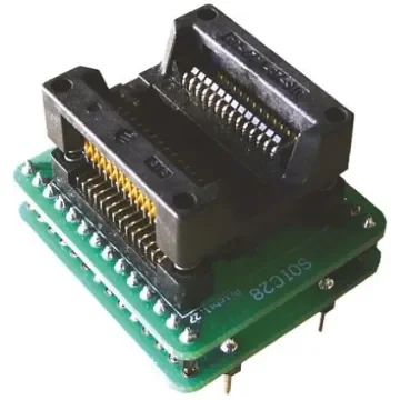 Seeit Test & Burn-in Socket, 18/28 Pin DIP to 18/28 Pin SOIC - ADA-SO28-300 product image